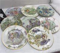 Heinrich fairies decorative plates