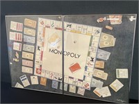 2 Vintage Monopoly Board Prints