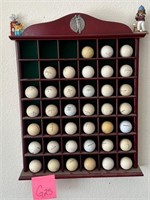 T - GOLF BALL COLLECTION W/ DISPLAY (G25)