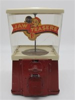 EARLY JAW TEASERS GUMBALL MACHINE 14X8IN (NO KEY)