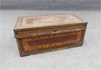 19th C. Chinese Export Painted Leather Trunk