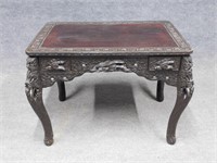 Carved Rosewood Anglo-Sino Partners Desk