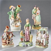 Group of 5 Porcelain Figures