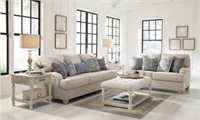 ASHLEY TRAEMORE FARMHOUSE-STYLE SOFA & LOVE SEAT