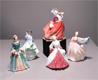 Group of 5 Royal Doulton Figures