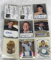 Auto cards signed