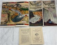 2 antique niagara falls maps