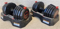 J - WEIDER ADJUSTABLE WEIGHT SET