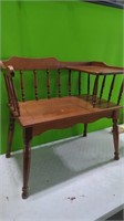 Estate.  Maple Gossip Bench   Good Condition