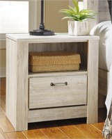 ASHLEY BELLABY FARMHOUSE WHITE NIGHTSTAND
