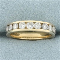 Diamond Wedding or Anniversary Band Ring in 14k Ye