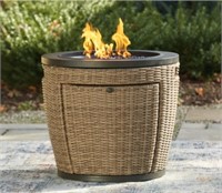 ASHLEY MALAYAH ROUND OUTDOOR FIRE PIT