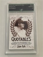 2016 Leaf Babe Ruth #7 Babe Ruth Card