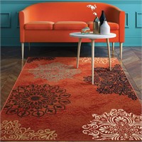 Antep Rugs Alfombras Modern Floral 3x5 Non-Skid (N