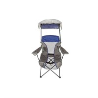 Premium Canopy Chair in Navy/ Grey.
