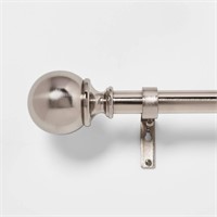 66"-120" Ball Curtain Rod Brushed Nickel $36