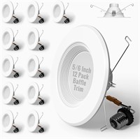 SunLake LED Lights  5/6 Inch  12W  12 Pack