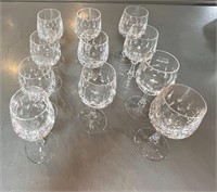 Gorham Lead Crystal Wine Goblets-Set of 11