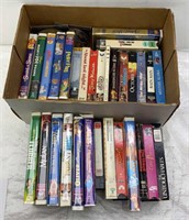 VHS video tapes