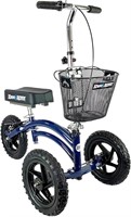 All Terrain Steerable Knee Scooter in Blue