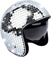 Disco Helmet with Retractable Visor  DJ Club