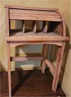Child's Roll Top Desk, Chair