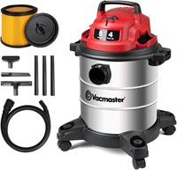 Vacmaster Vacuum 5 Gal  4HP  Stainless Steel