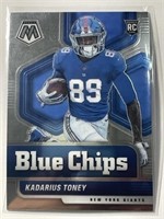 2021 Panini Mosaic #11 Kadarius Toney Rookie Card