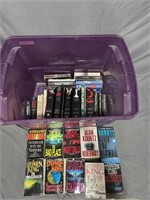 Tote of Books & Novels including popular authors