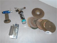 Striker Plates; Butane Lighters, grinding wheels,