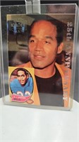 OJ Simpson "Now and Then" Trading Card 1969 1994