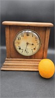 Antique Oak Mantle Clock by William L Gilbert