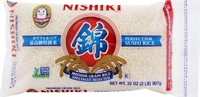 12 PACK Nishiki Medium White Rice  2lbs each