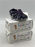 NEW Lot of 2- Apakowa Kids Shoes Size 26