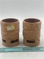 NEW Lot of 2- Hilton Carter Terracotta Planter