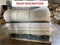 Pallet of uncompressed mattresses