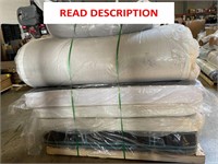 Pallet of uncompressed mattresses