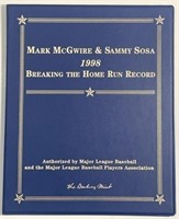 Mark McGwire and Sammy Sosa 22k Gold Book Set