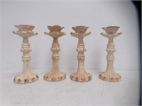 4-PK Composite Candle Holders - 6.5"