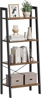VASAGLE ALINRU ladder rack, 4-tier bookshelf,