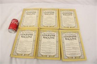 6 Issues of 1926 National Geographic