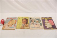 Four 1950s Good Housekeeping Magazines
