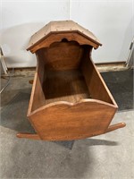 Handmade Wooden Cradle