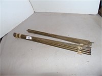 Brass Coated Rods used for stair case rods