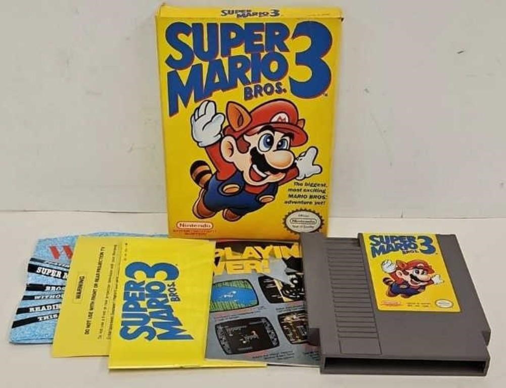 1990 Suoer Mario Brothers 3 Nintendo Video Game