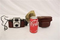 Vintage Kodak Pony II Camera w/ Flash & Case