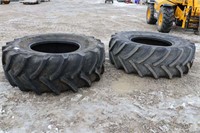 PAIR OF GOODYEAR OPTITRAC  650/85R38 TIRES