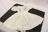 Vintage Child's Dress w/ Lace & Appliques