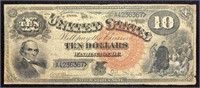 1880 $10 Legal Tender "Jackass Note" FR-105 RARE!