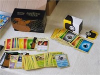 appx 200 pokemon trading cards & shining fates box